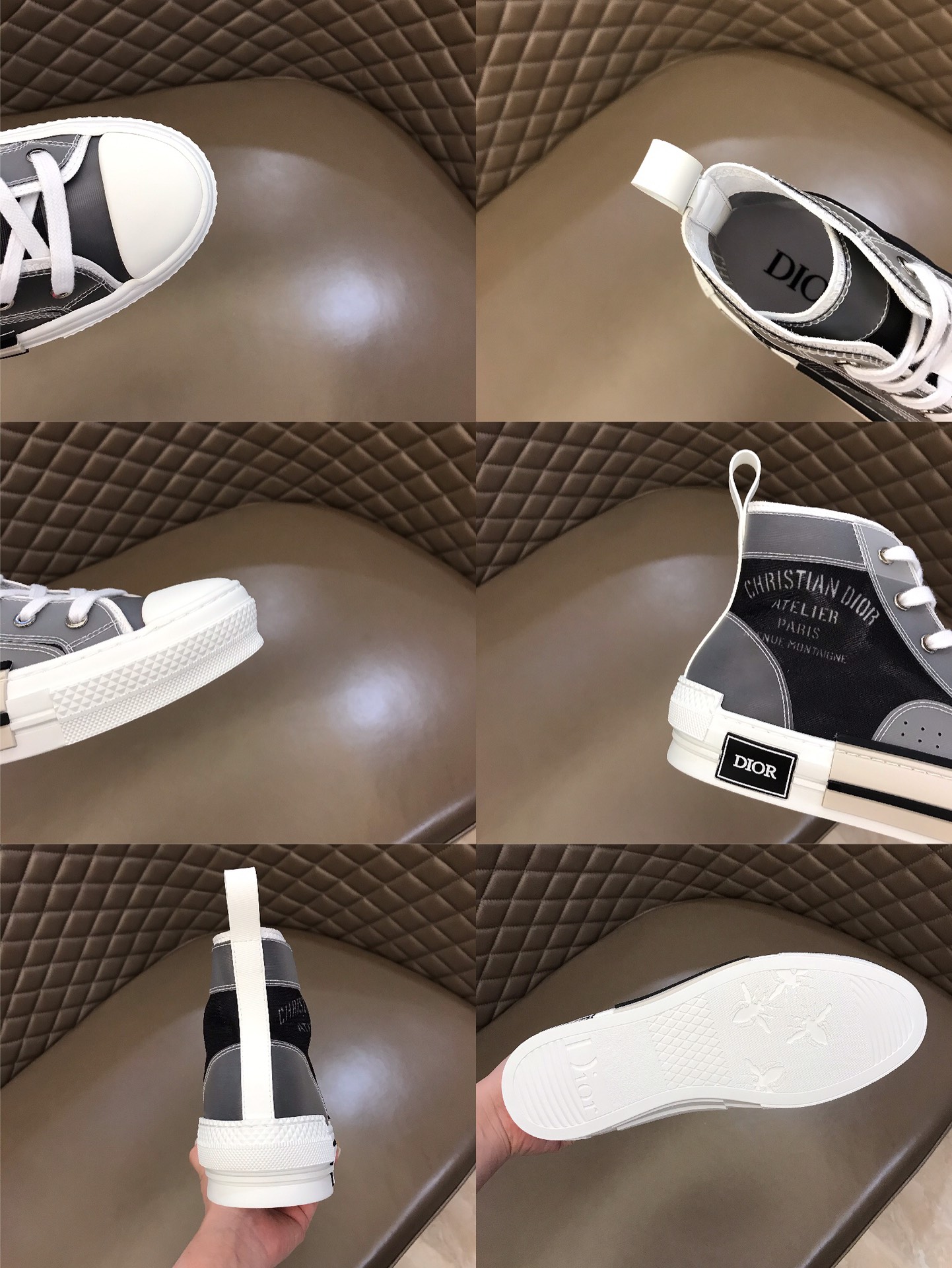 Dior Sneaker B23 in Black high