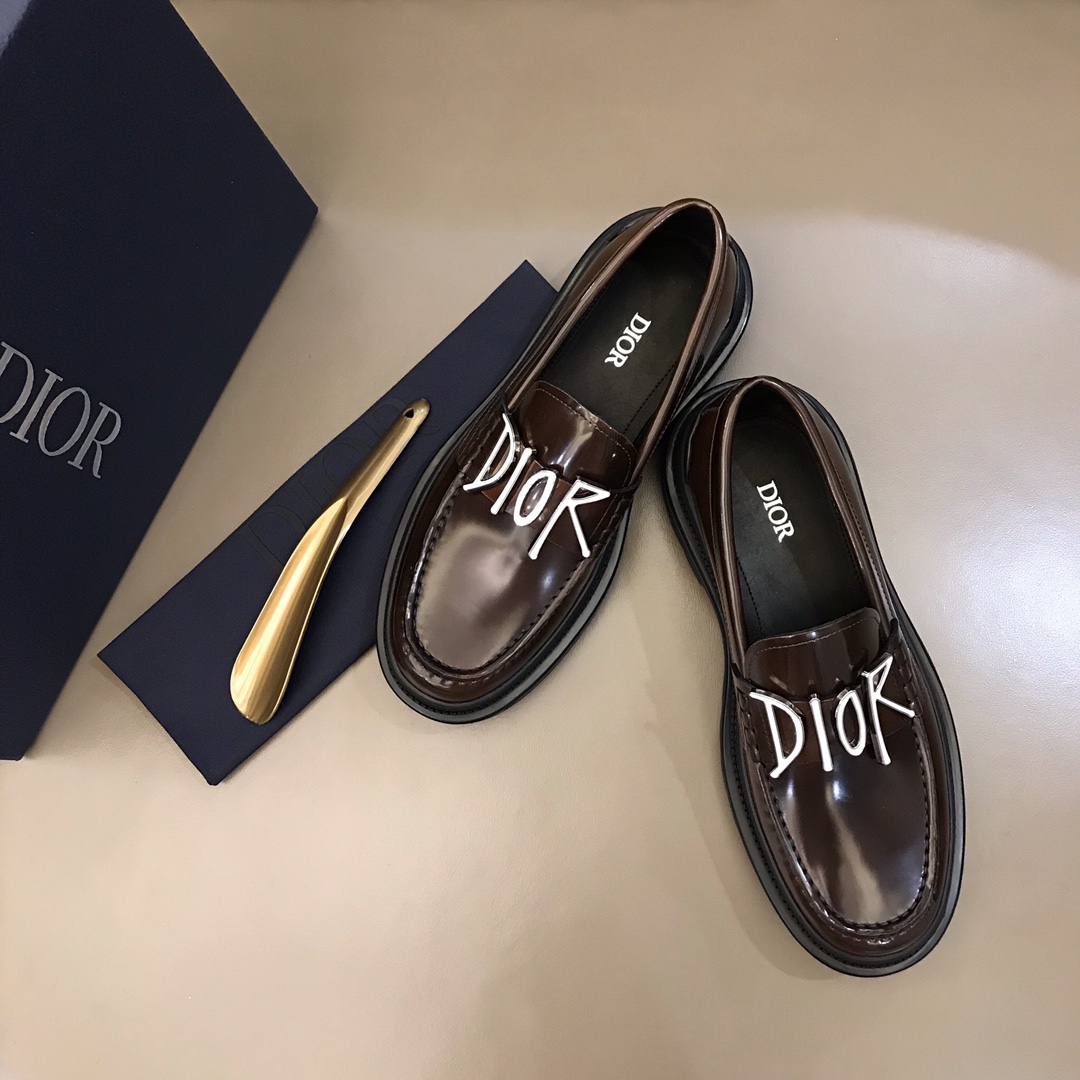 Dior Dress shoe Loafer in Brown