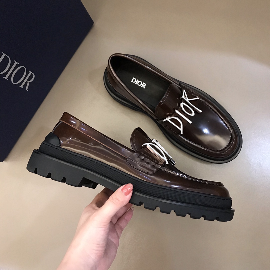 Dior Dress shoe Loafer in Brown