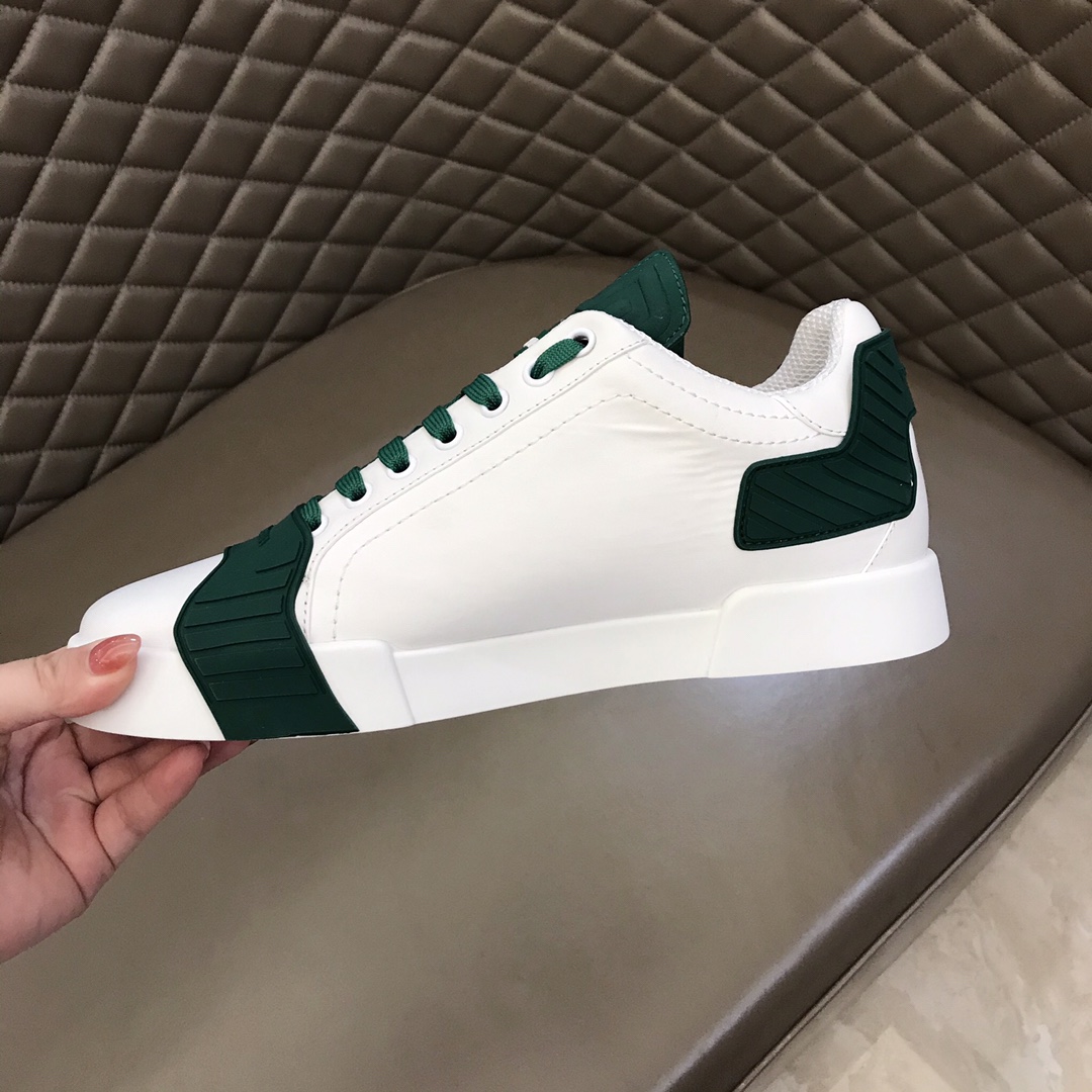 DG Sneaker Portofino in White with Green