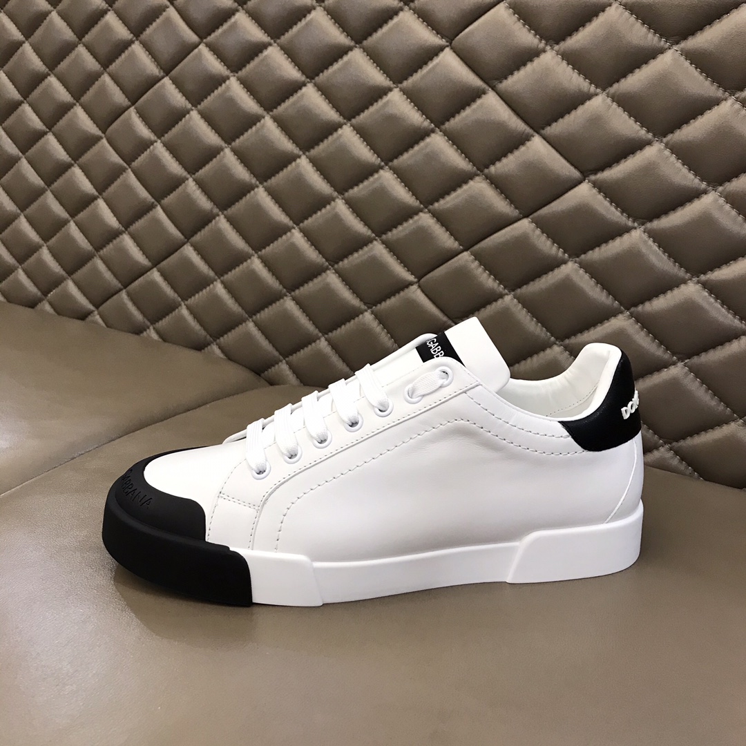 DG Sneaker Portofino in White with Black sole