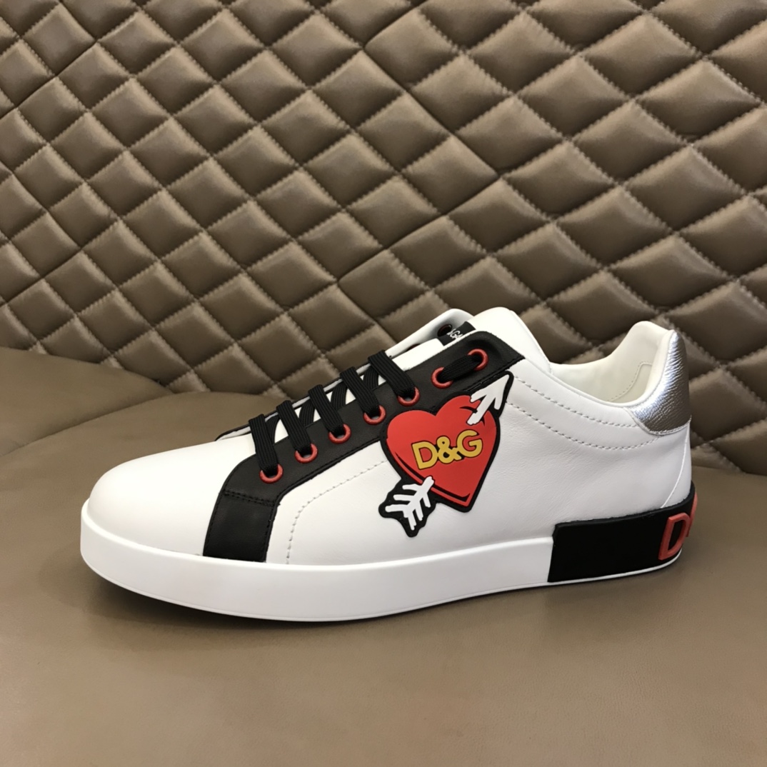 DG Sneaker Portofino in White with Black