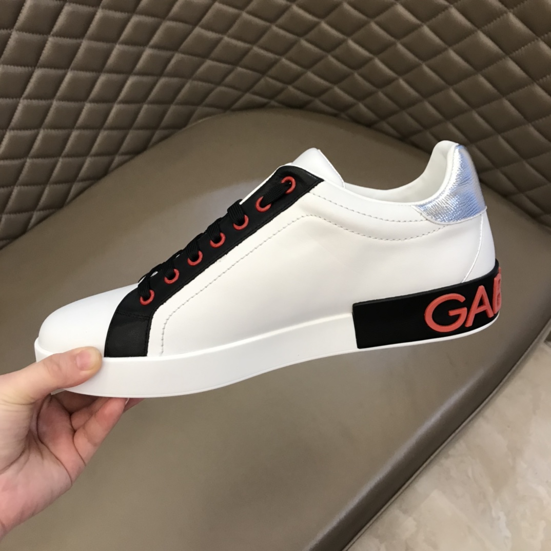 DG Sneaker Portofino in White with Black