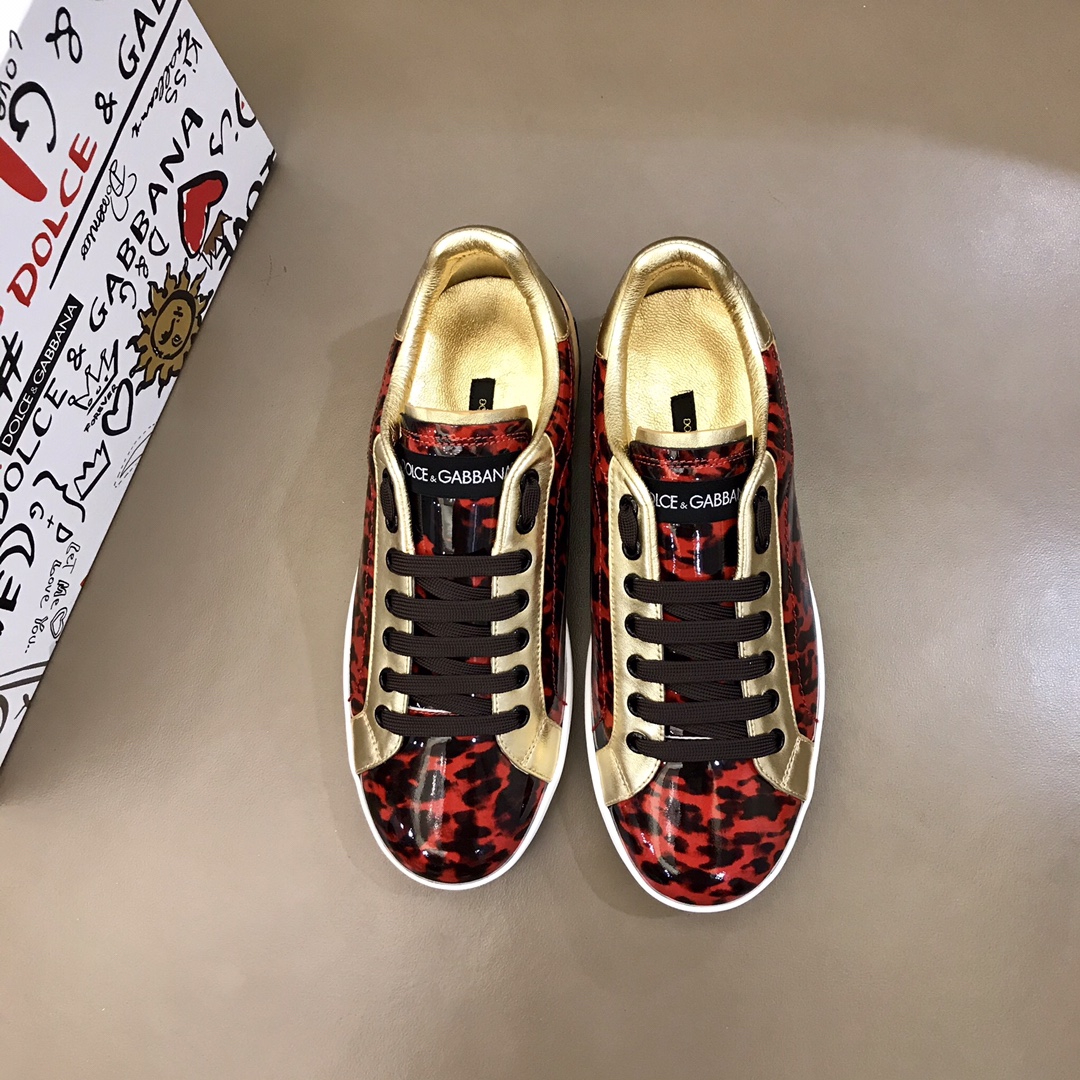 DG Sneaker Portofino in Red and Black