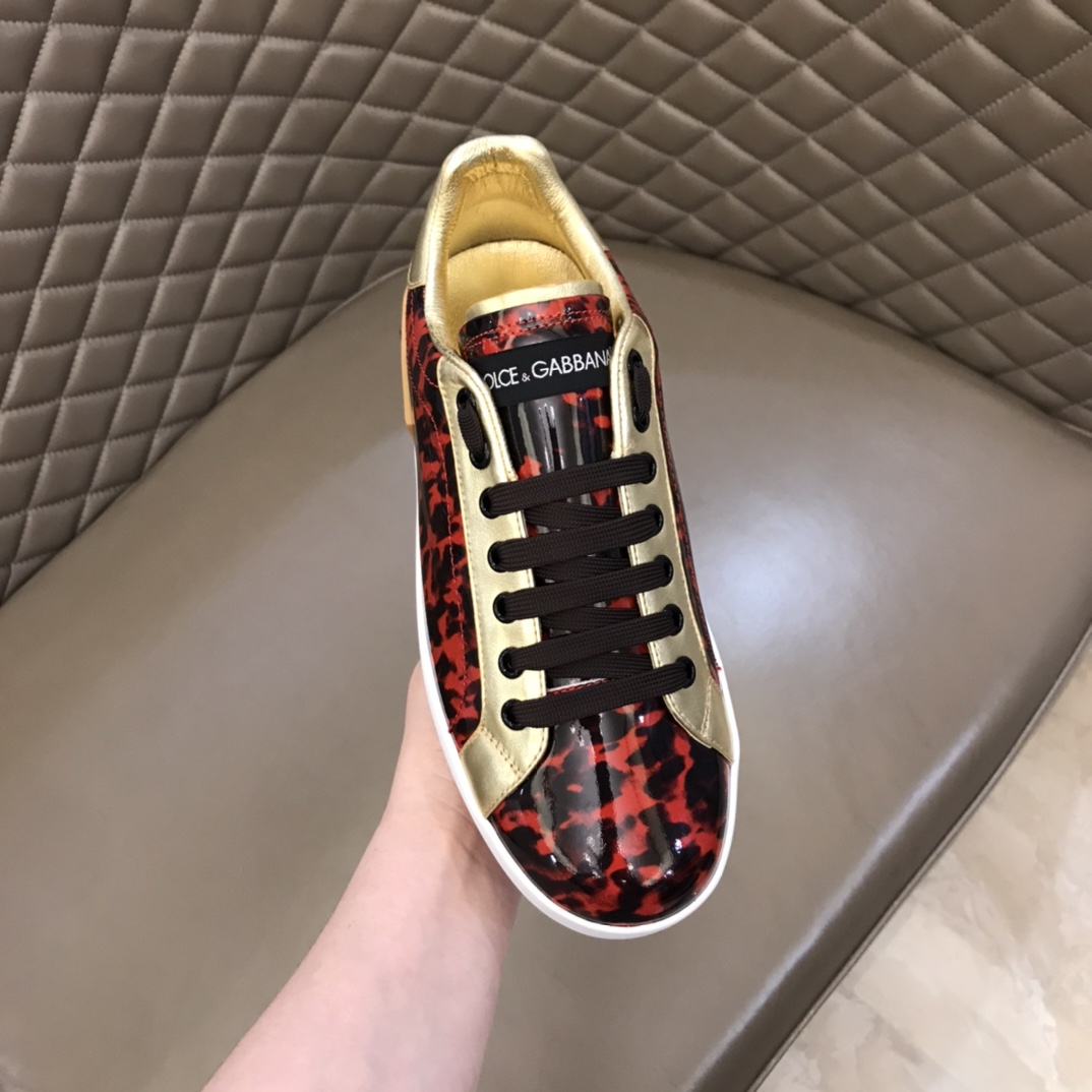 DG Sneaker Portofino in Red and Black