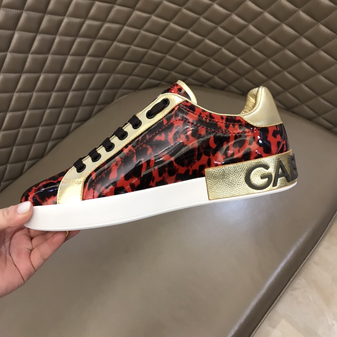 DG Sneaker Portofino in Red and Black