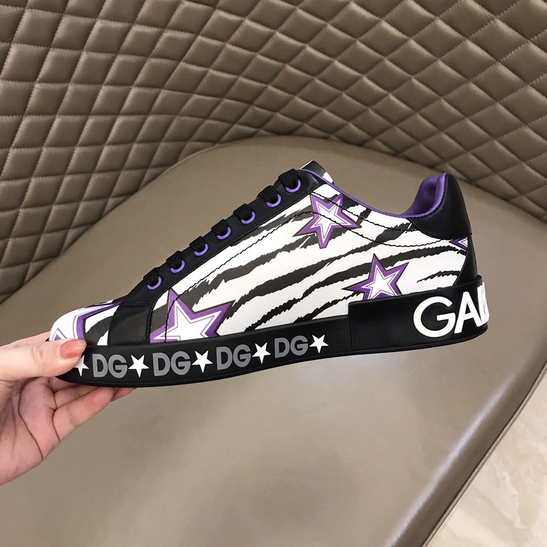 DG Sneaker Portofino in Purple inside