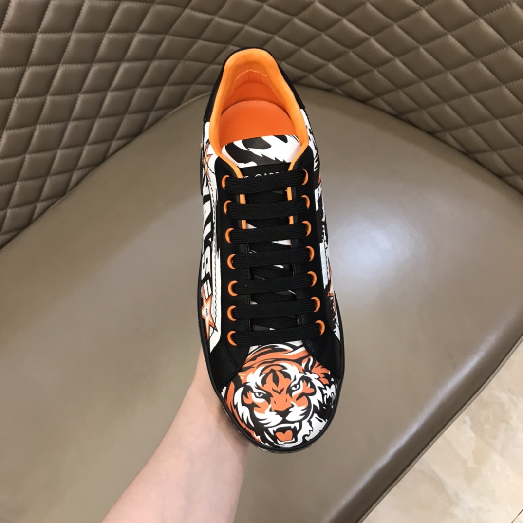 DG Sneaker Portofino in Orange inside 