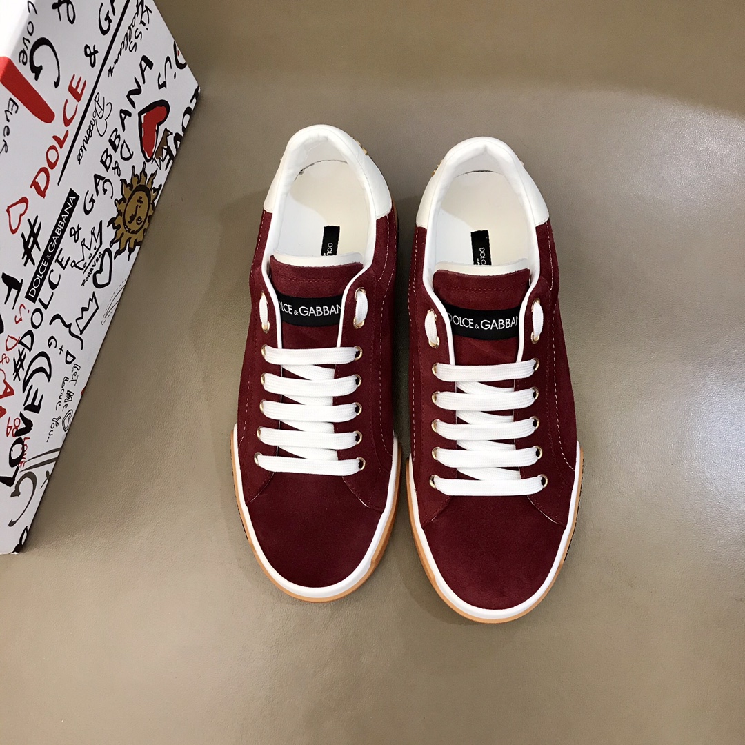 DG Sneaker Portofino in Claret