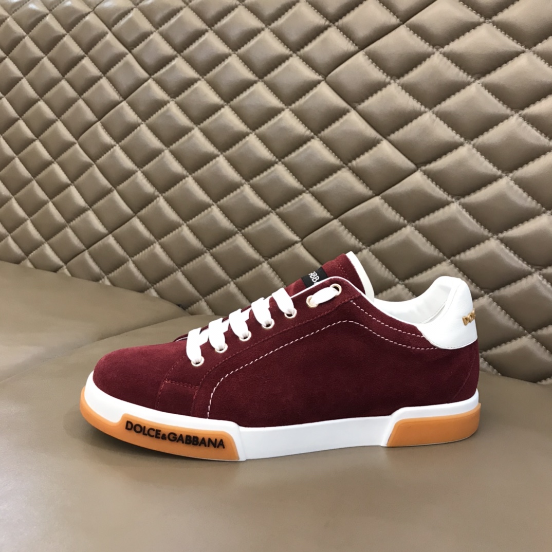 DG Sneaker Portofino in Claret