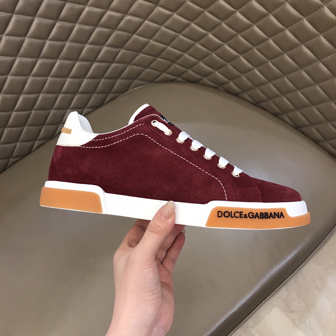 DG Sneaker Portofino in Claret