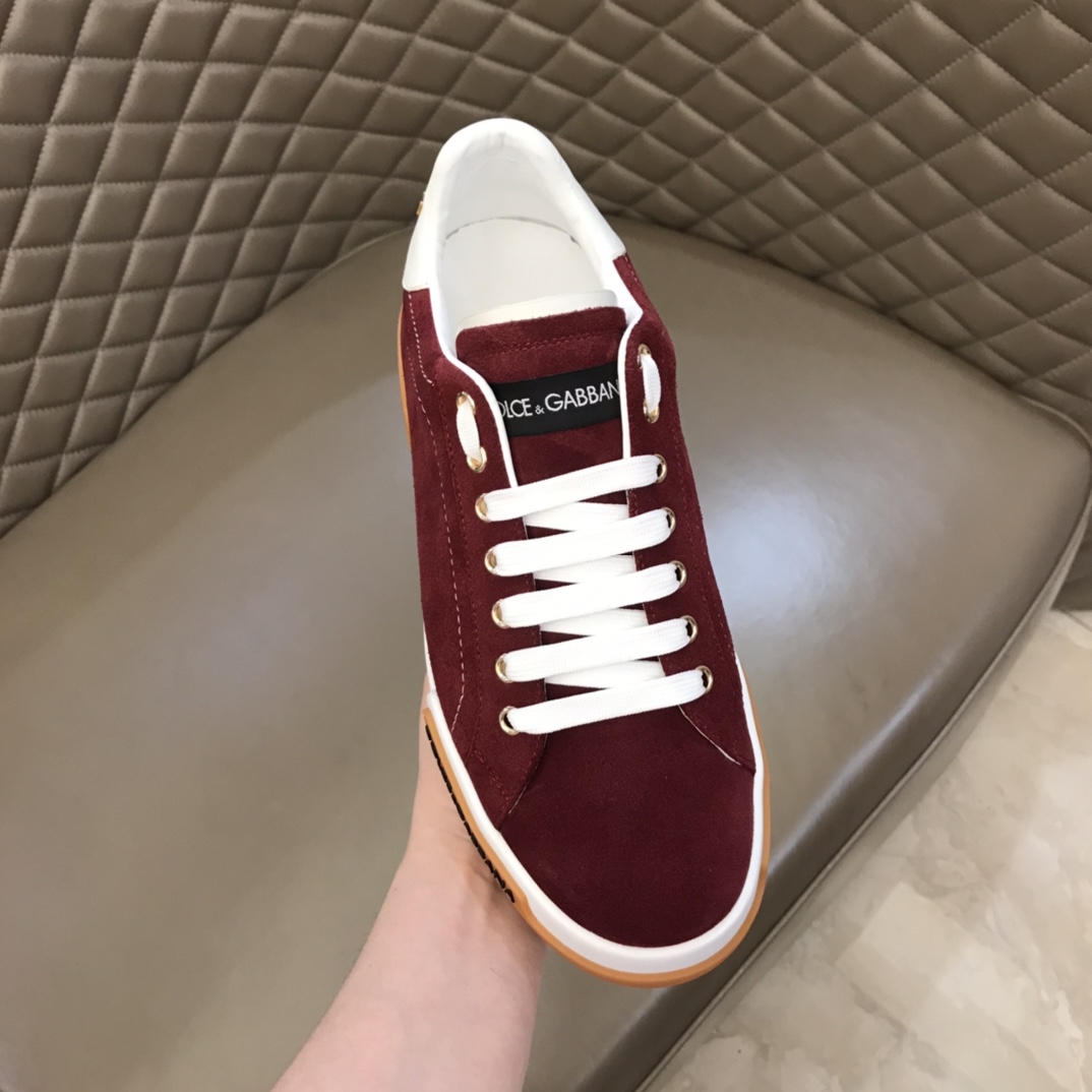 DG Sneaker Portofino in Claret