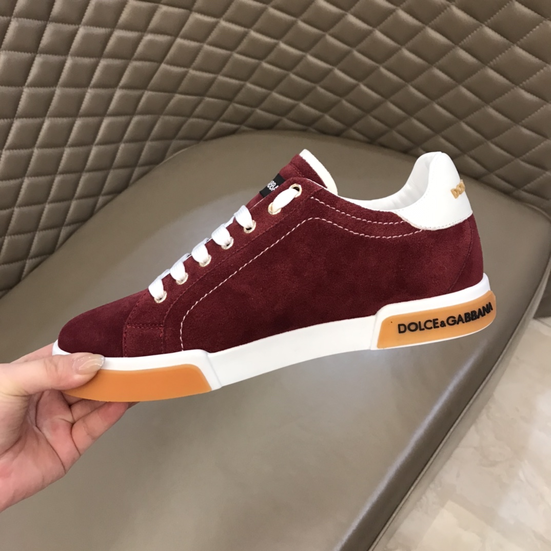 DG Sneaker Portofino in Claret