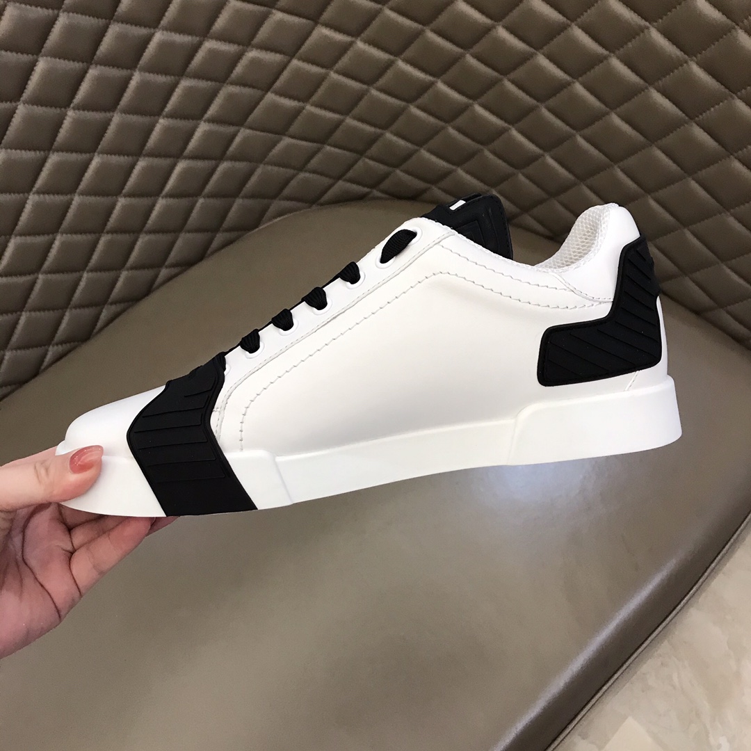 DG Sneaker Portofino in Black with White