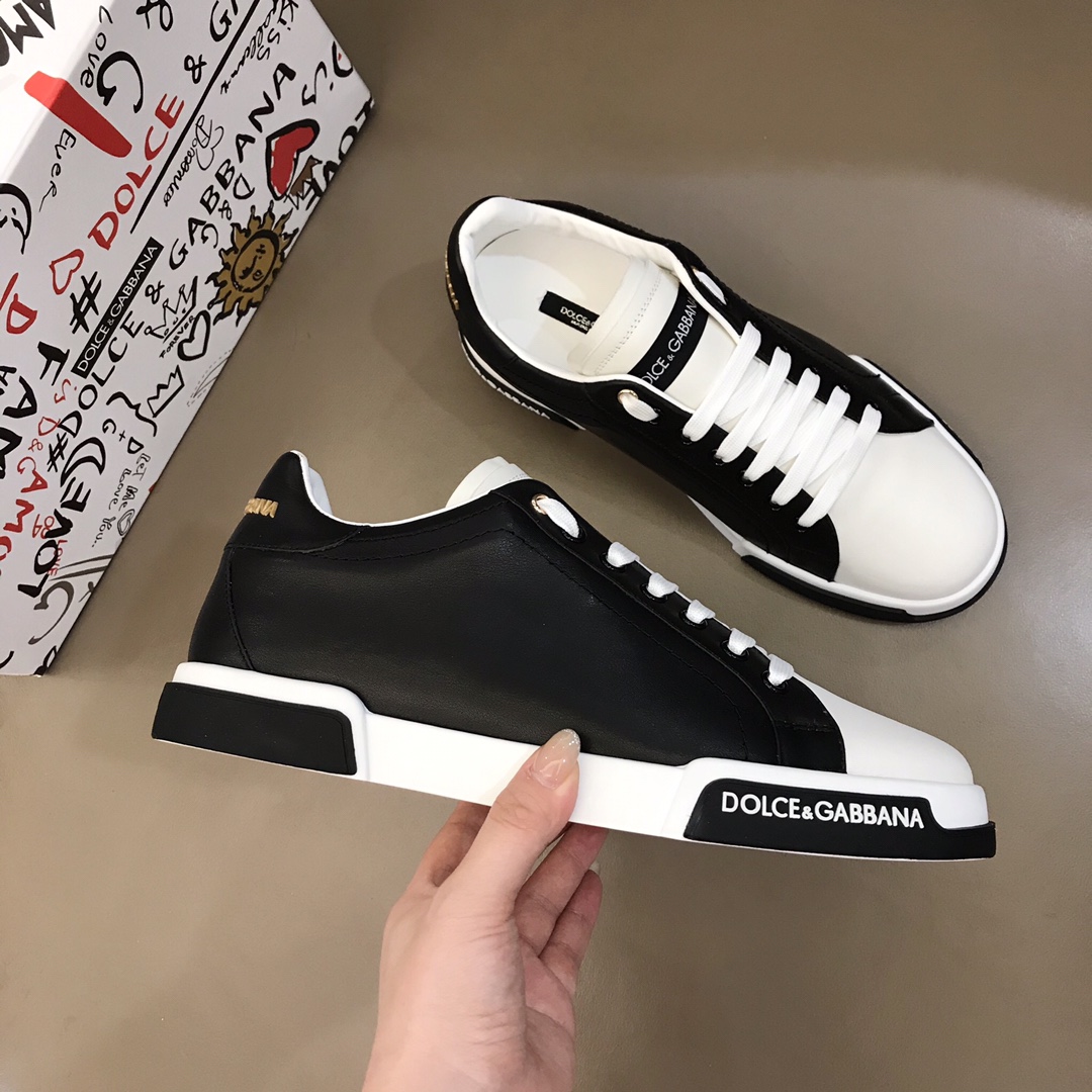 DG Sneaker Portofino in Black and White