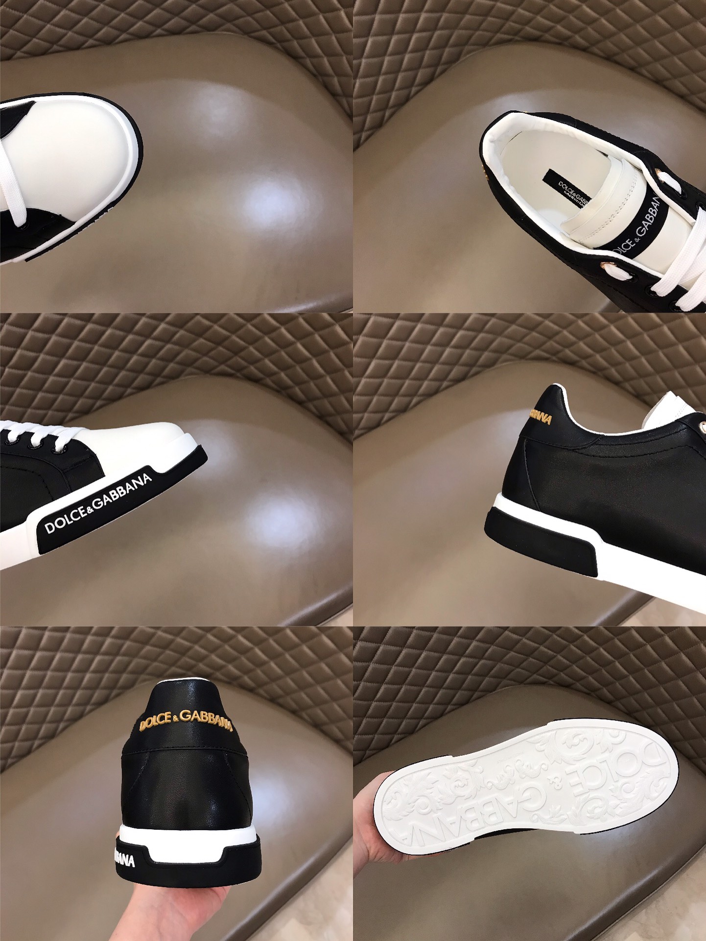 DG Sneaker Portofino in Black and White
