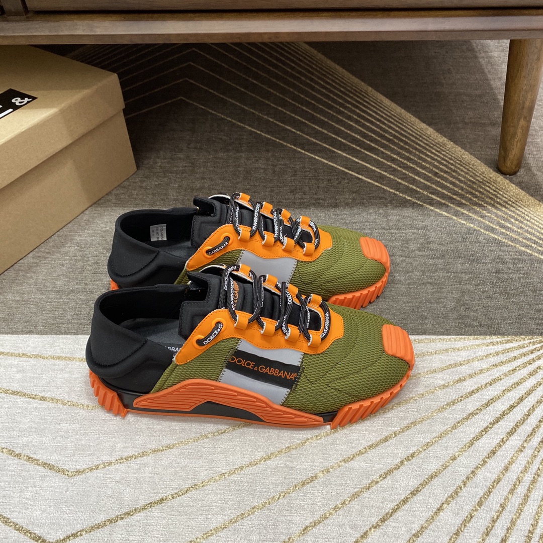 DG Sneaker Mixed-materials NS1 slip-on in Orange