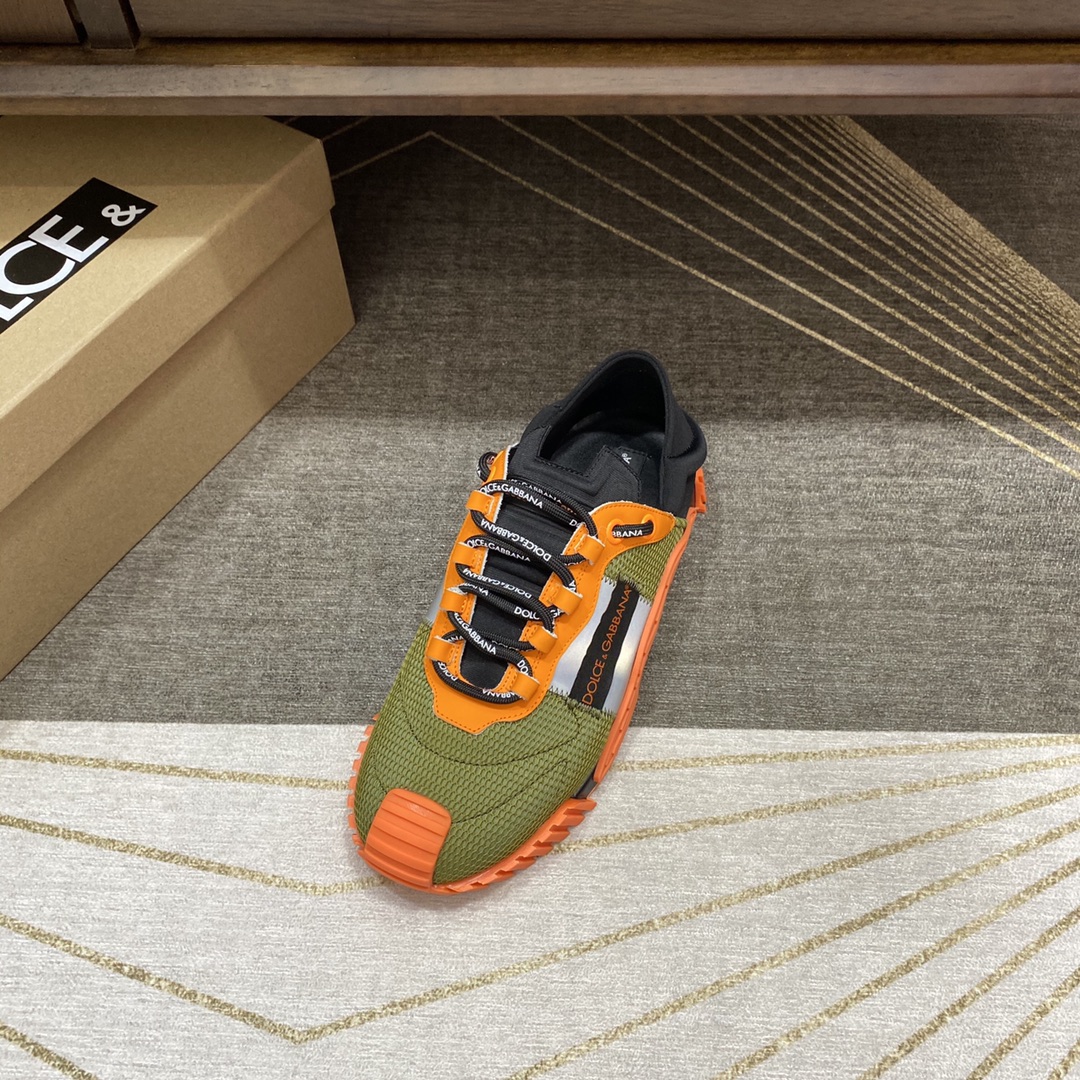 DG Sneaker Mixed-materials NS1 slip-on in Orange