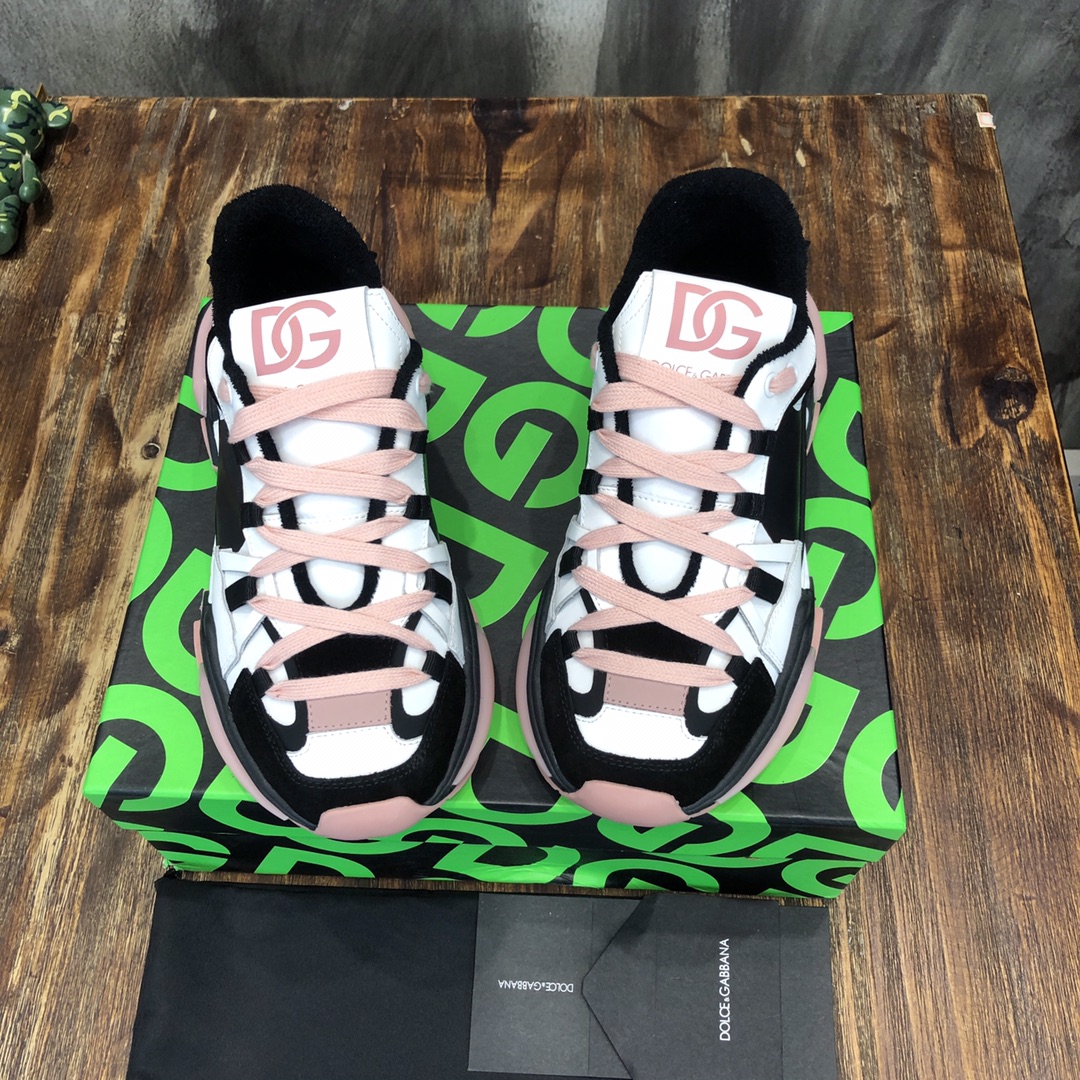 DG Sneaker Daymaster in Black with White and Pink