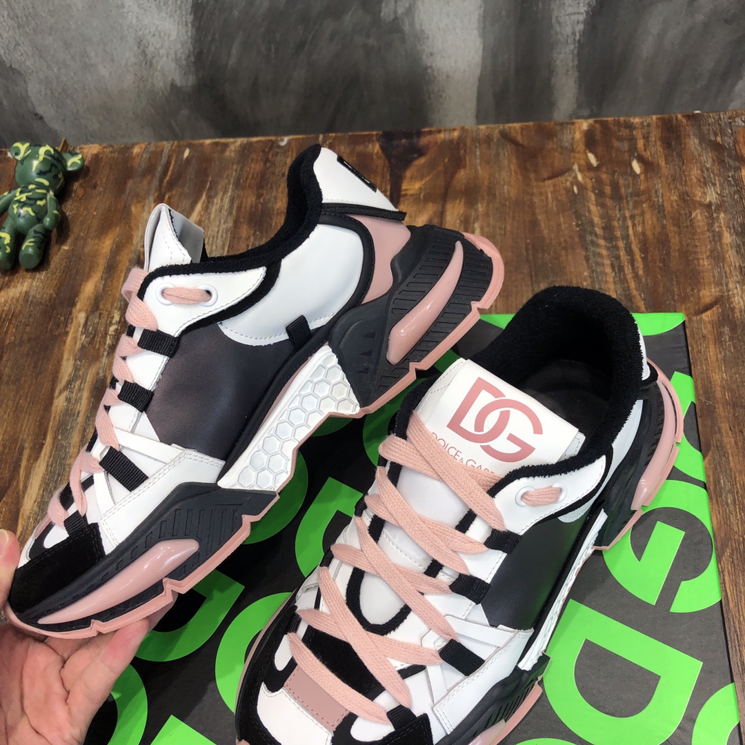 DG Sneaker Daymaster in Black with White and Pink