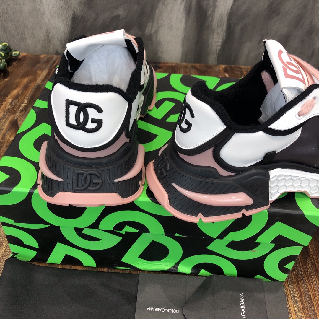 DG Sneaker Daymaster in Black with White and Pink