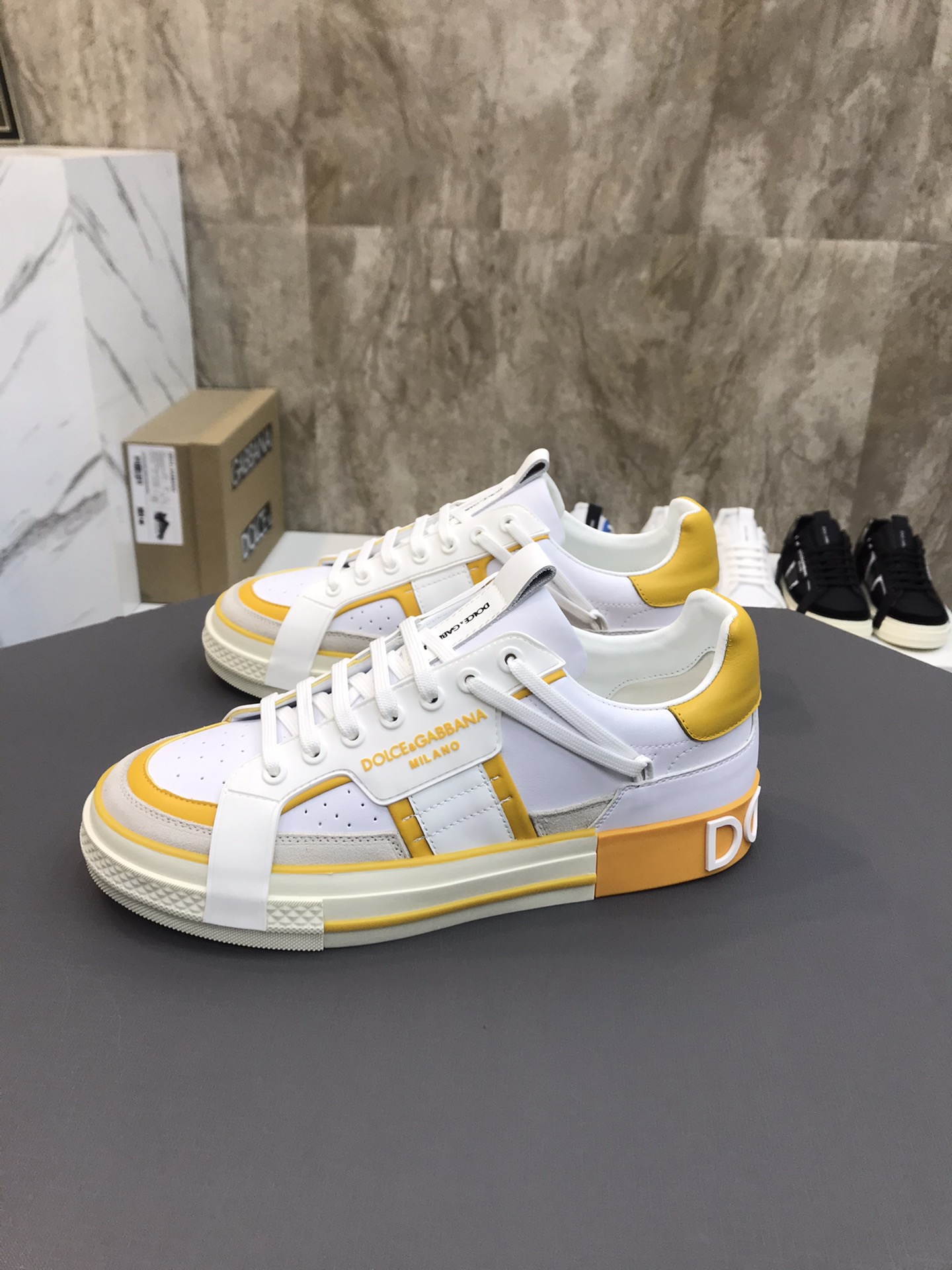 DG Sneaker Calfskin 2.Zero custom in Yellow