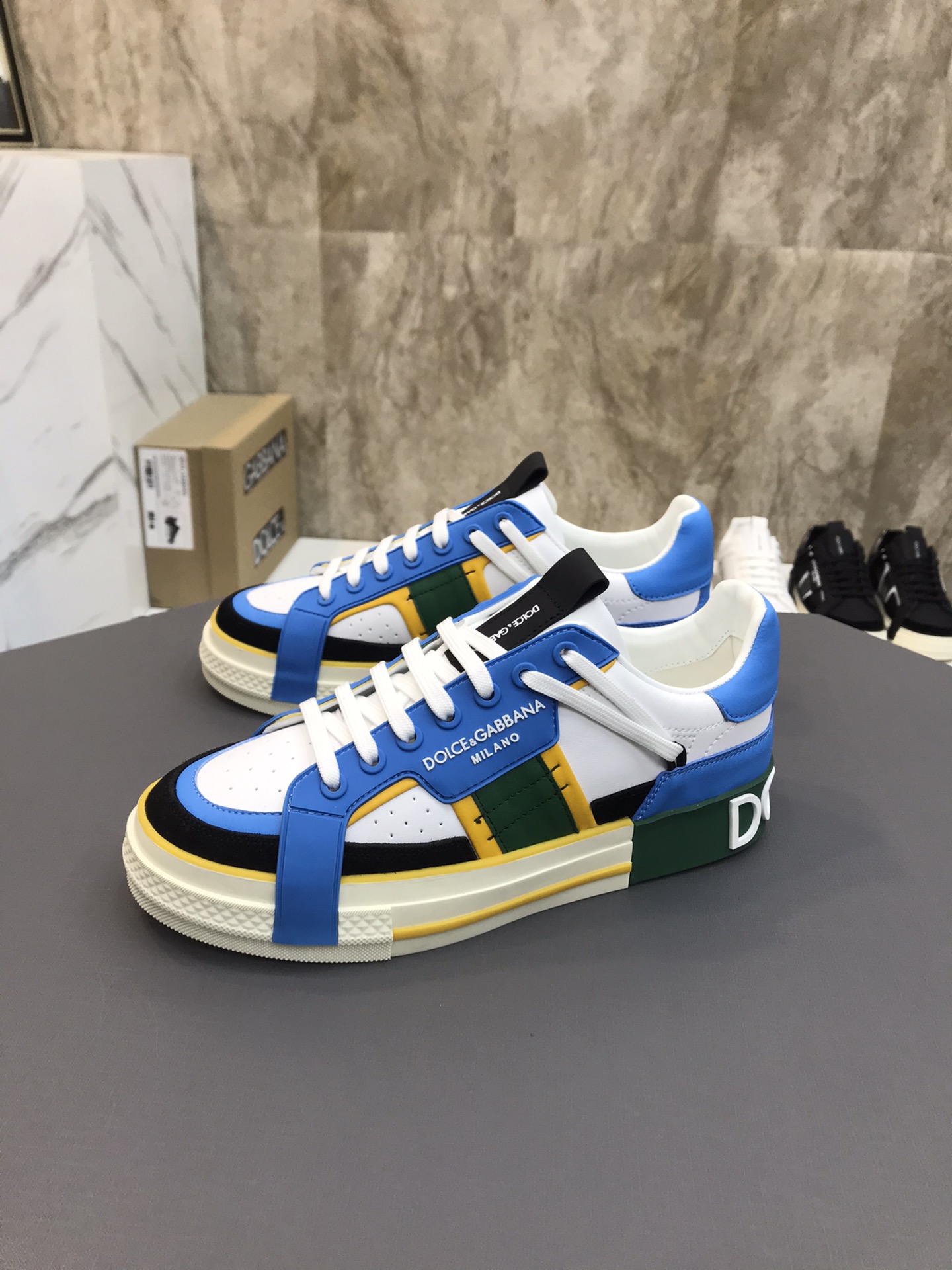 DG Sneaker Calfskin 2.Zero custom in Blue