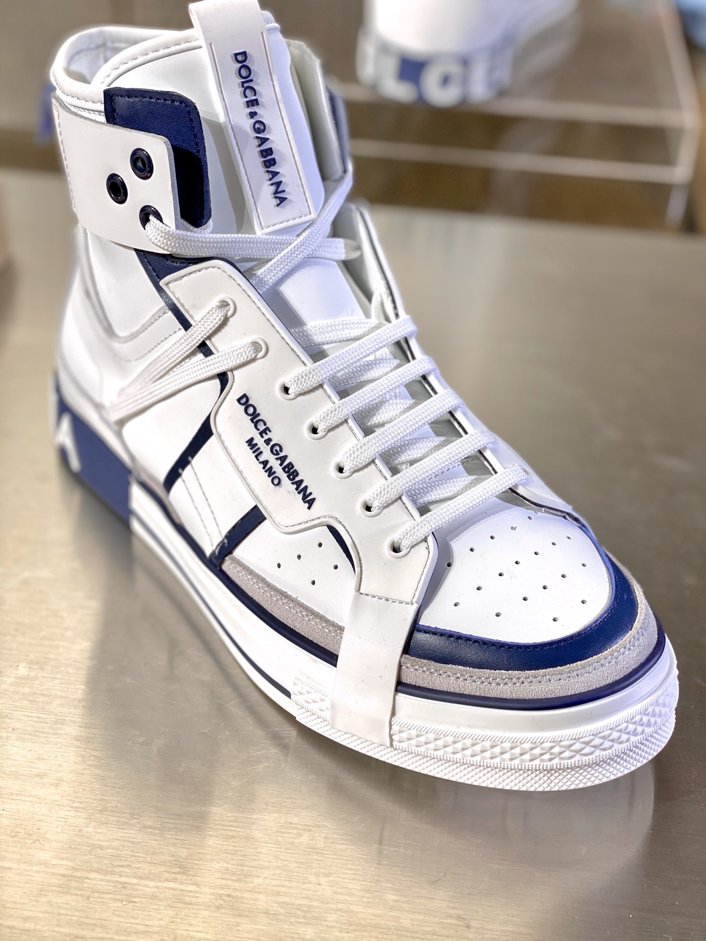 DG Sneaker Calfskin 2.Zero custom High in White