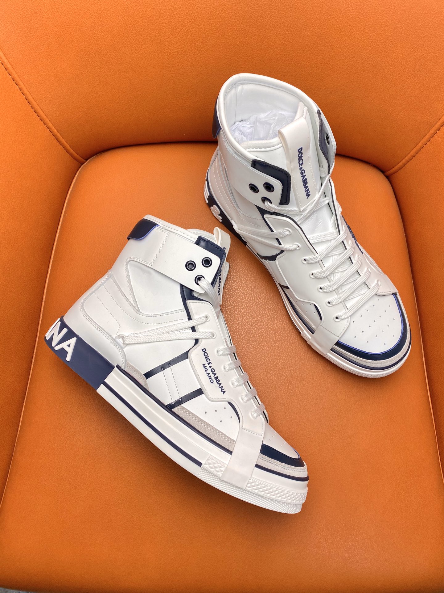 DG Sneaker Calfskin 2.Zero custom High in White