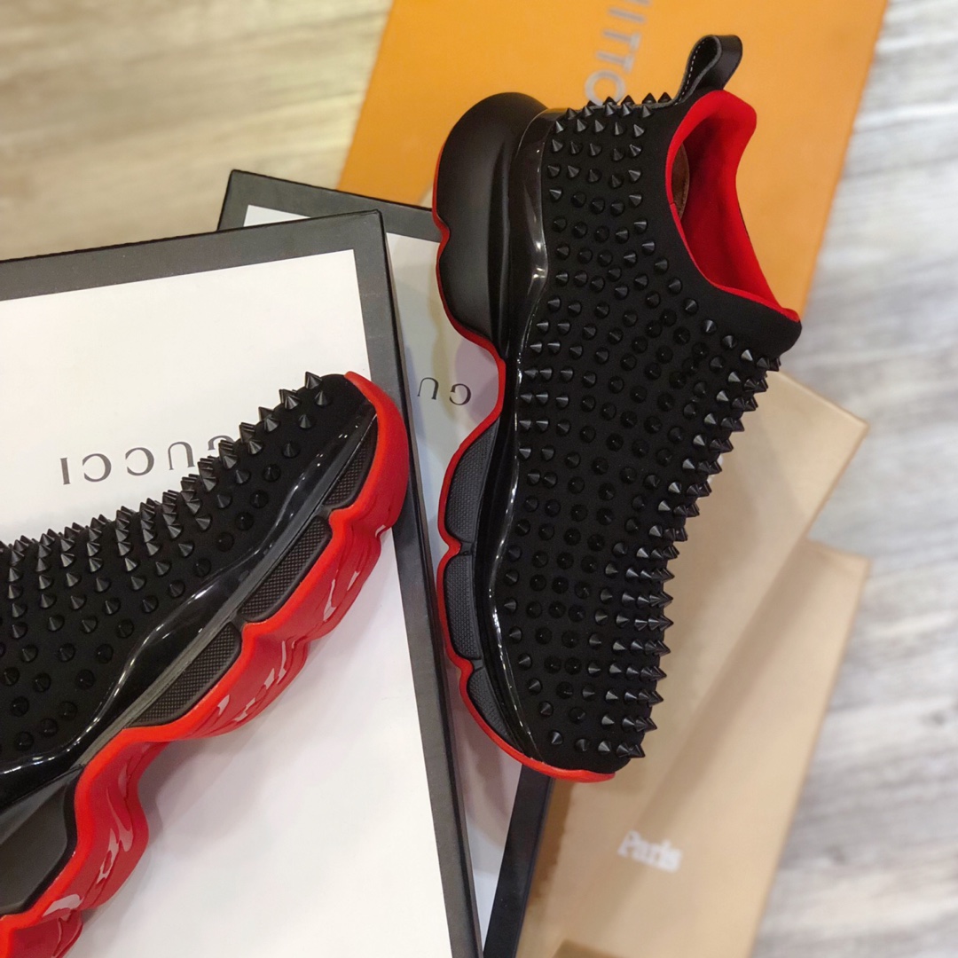 Christian Louboutin Sneaker Spike-Sock Men Flat