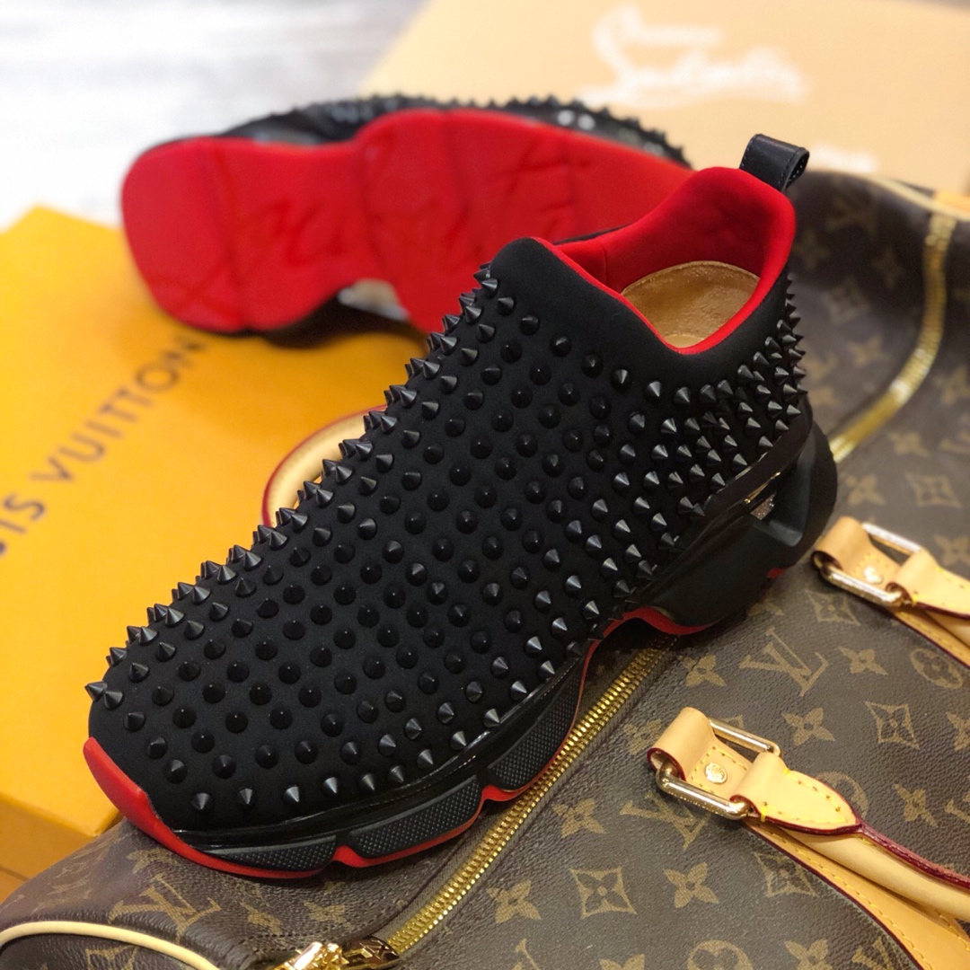 Christian Louboutin Sneaker Spike-Sock Men Flat