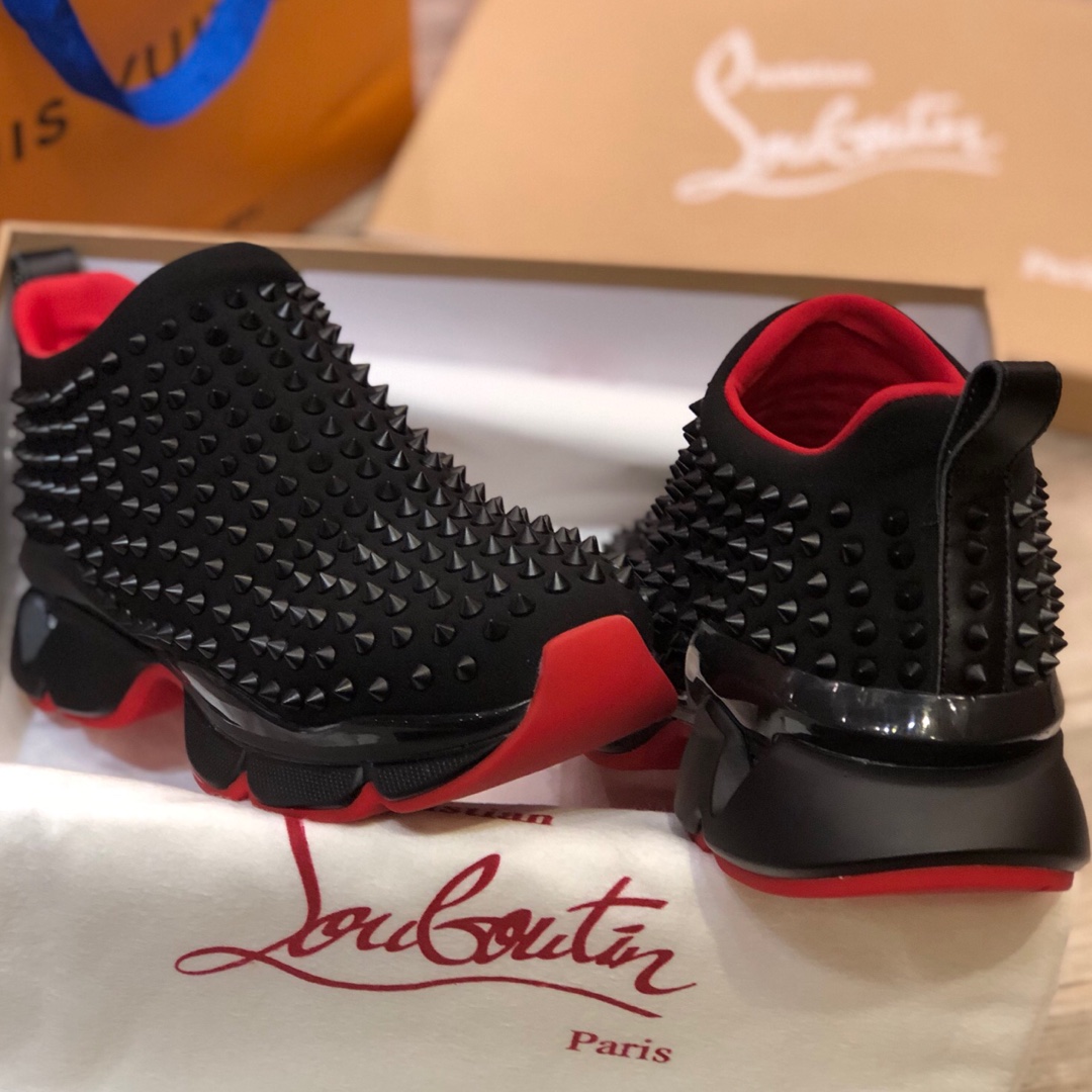 Christian Louboutin Sneaker Spike-Sock Men Flat