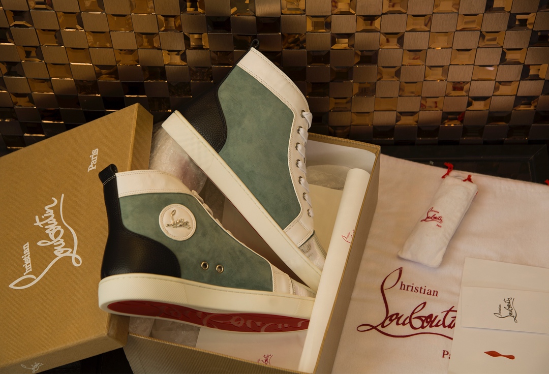 Christian Louboutin Sneaker Pik Boat Mens Flat