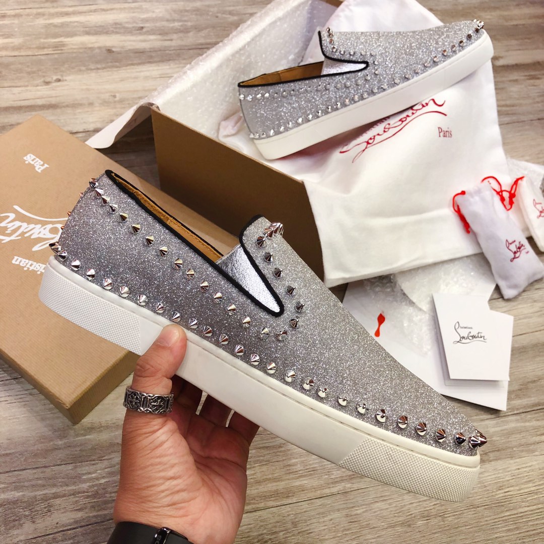 Christian Louboutin Sneaker Pik Boat Mens Flat