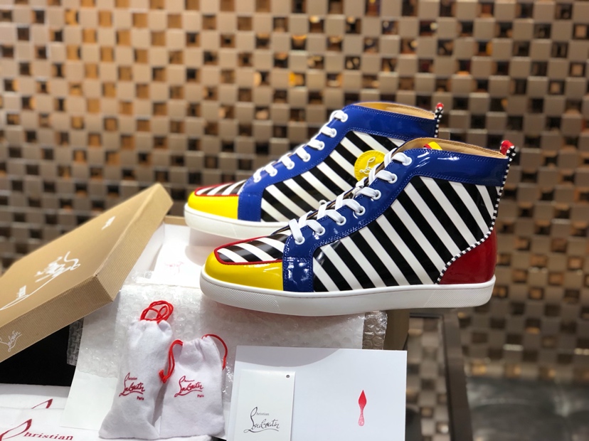 Christian Louboutin Sneaker Pik Boat Mens Flat