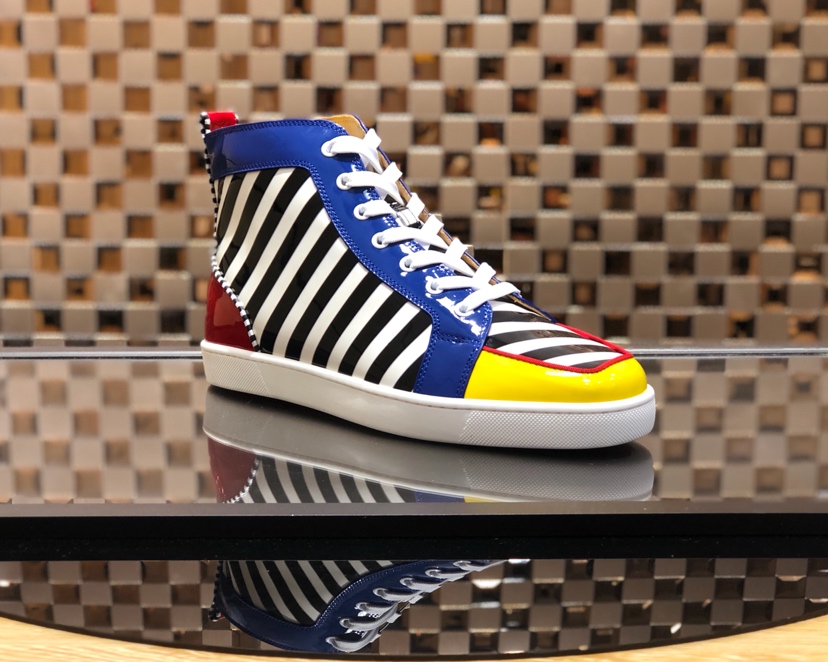 Christian Louboutin Sneaker Pik Boat Mens Flat