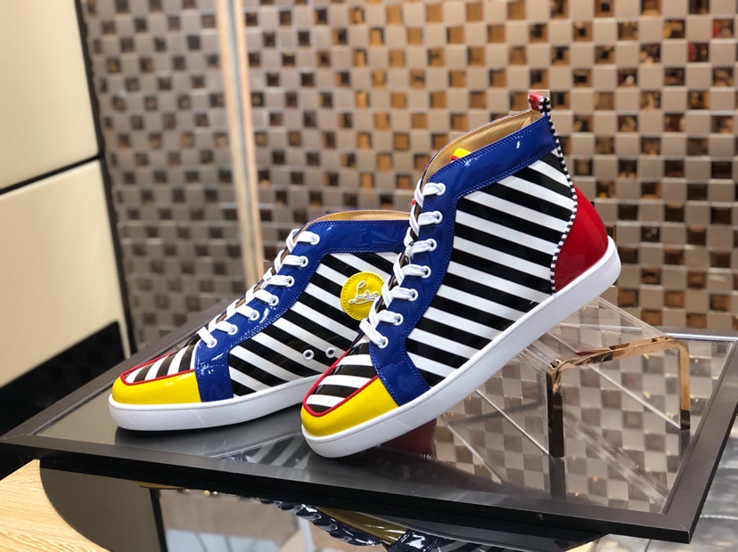 Christian Louboutin Sneaker Pik Boat Mens Flat