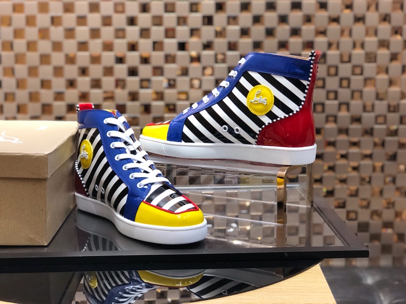 Christian Louboutin Sneaker Pik Boat Mens Flat