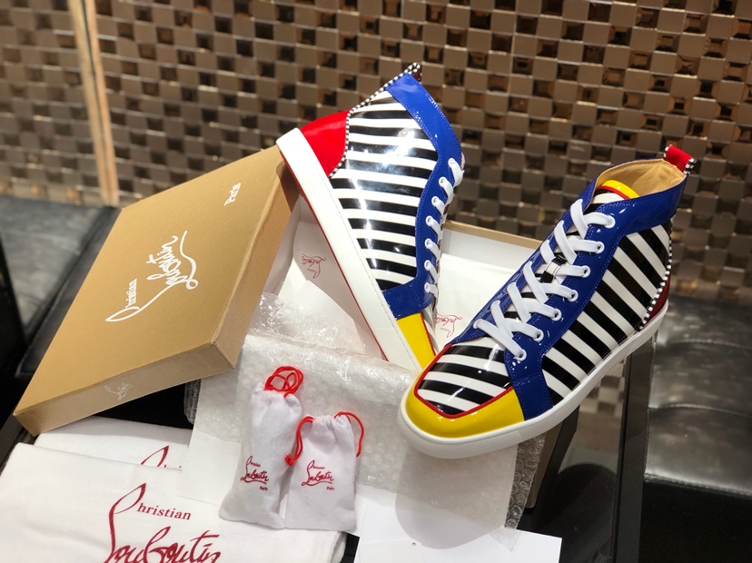 Christian Louboutin Sneaker Pik Boat Mens Flat