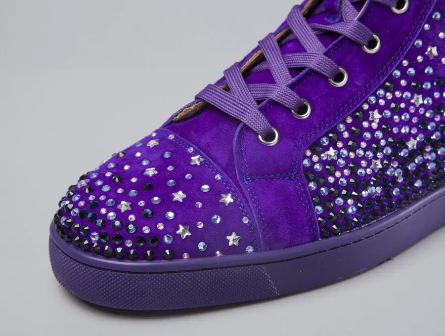 Christian Louboutin Sneaker Orlato Strass Flat