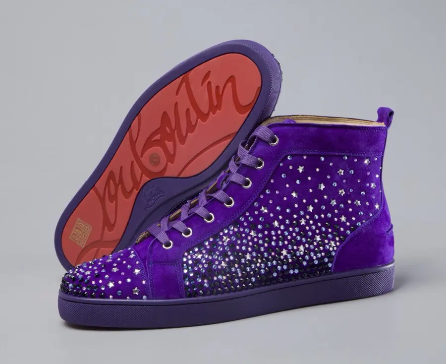 Christian Louboutin Sneaker Orlato Strass Flat