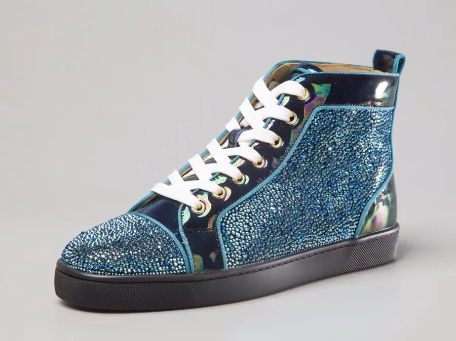 Christian Louboutin Sneaker Orlato Strass Flat