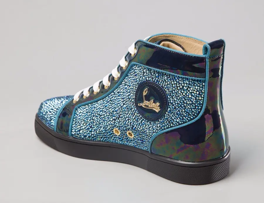 Christian Louboutin Sneaker Orlato Strass Flat