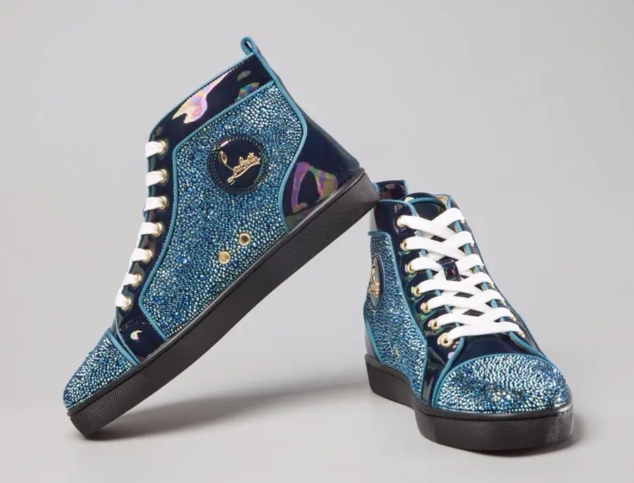 Christian Louboutin Sneaker Orlato Strass Flat