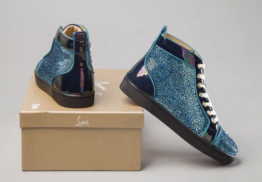 Christian Louboutin Sneaker Orlato Strass Flat