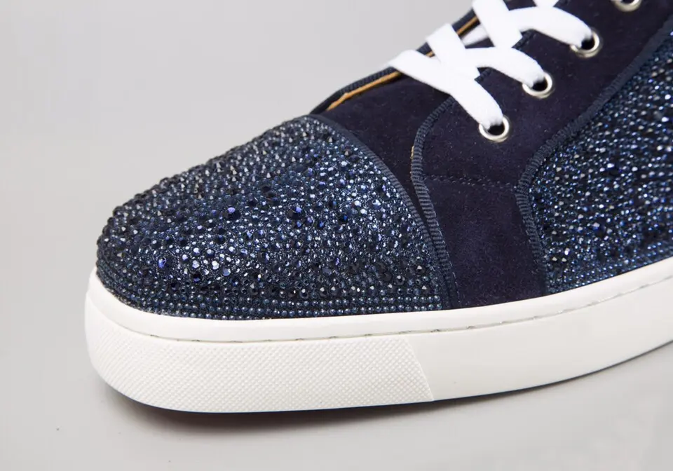 Christian Louboutin Sneaker Orlato Strass Flat