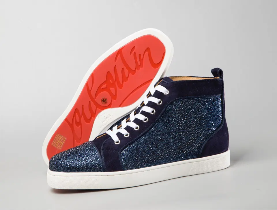 Christian Louboutin Sneaker Orlato Strass Flat