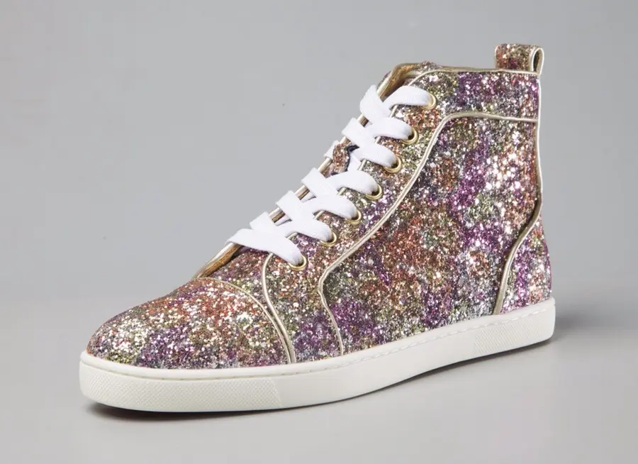 Christian Louboutin Sneaker Orlato Strass Flat