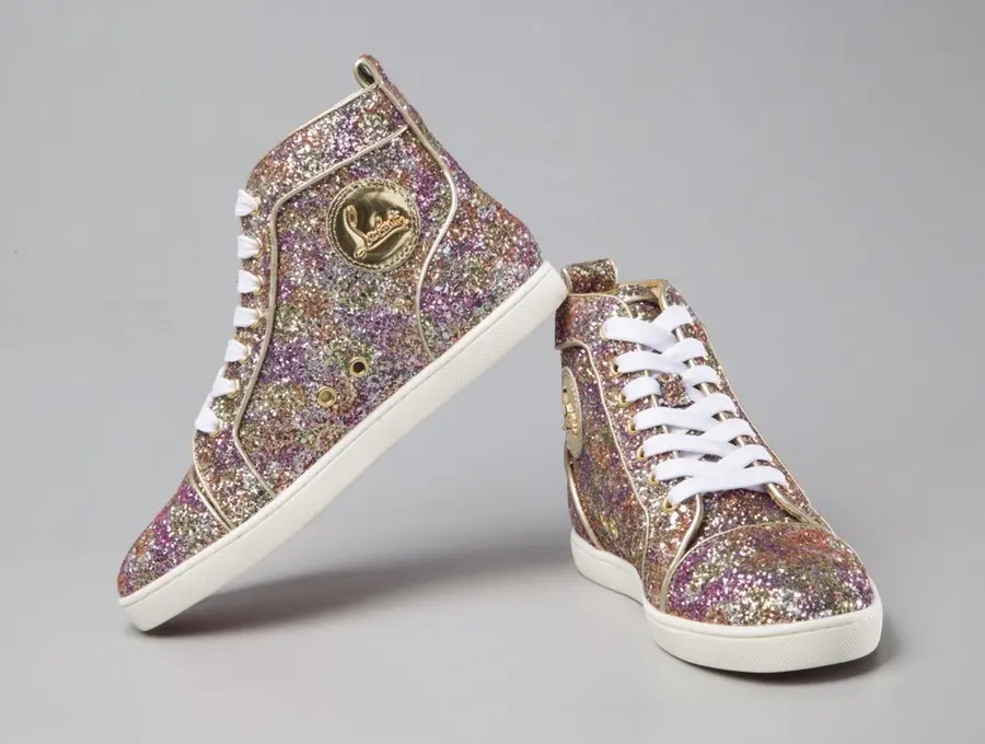 Christian Louboutin Sneaker Orlato Strass Flat