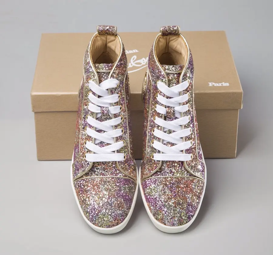 Christian Louboutin Sneaker Orlato Strass Flat